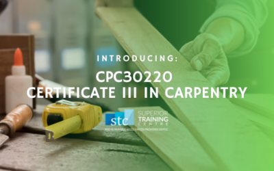 A New Trade Is Coming to STC: Certificate III in Carpentry