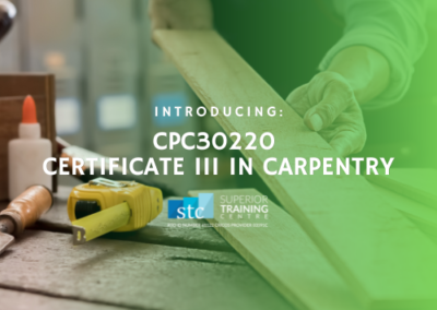 A New Trade Is Coming to STC: Certificate III in Carpentry